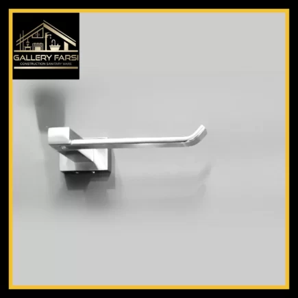 جا دستمال توالت کوتاه کد009 (17سانت) کروم مات (استیل304)